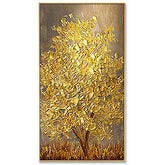 Paint by Numbers Tree Golden Yellow